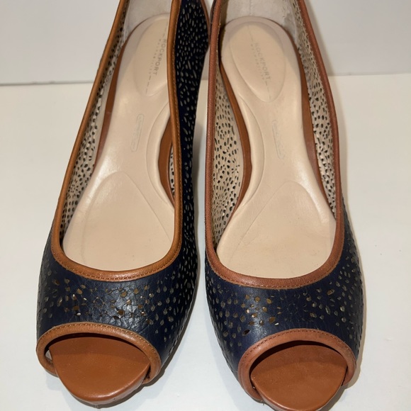 Rockport Walkability peep toe wedge - Picture 4 of 8